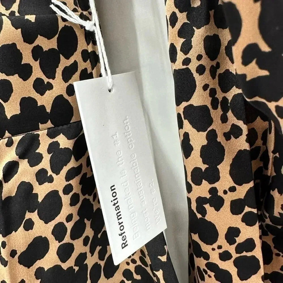 NWT Reformation Samuel Satin Mini Dress B350 - Picture 8 of 9